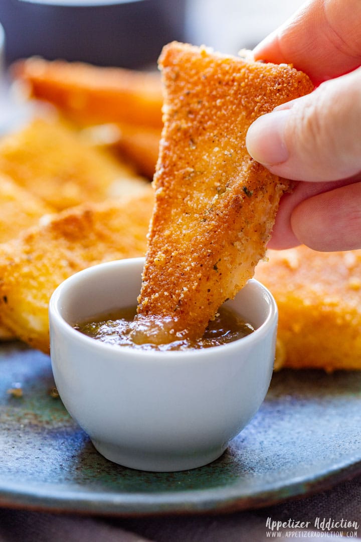 Fried Manchego Cheese - Appetizer Addiction